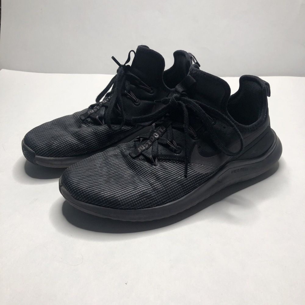 Nike Womens Free Tr Aj7829-010 Black Running Shoes Sneakers Size 10